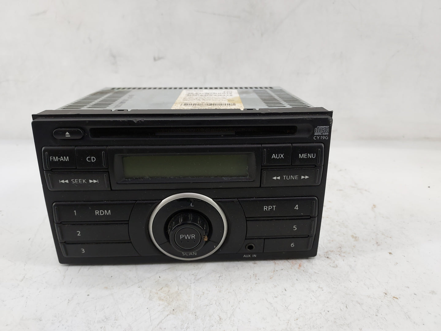 2012-2014 Nissan Versa Radio AM FM Cd Player Receiver Replacement P/N:28185 3AN0A PN-3089A Fits Fits 2012 2013 2014 OEM Used