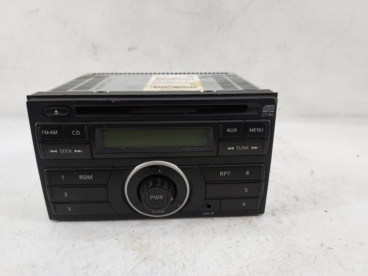 2012-2014 Nissan Versa Radio AM FM Cd Player Receiver Replacement P/N:28185 3AN0A PN-3089A Fits Fits 2012 2013 2014 OEM Used