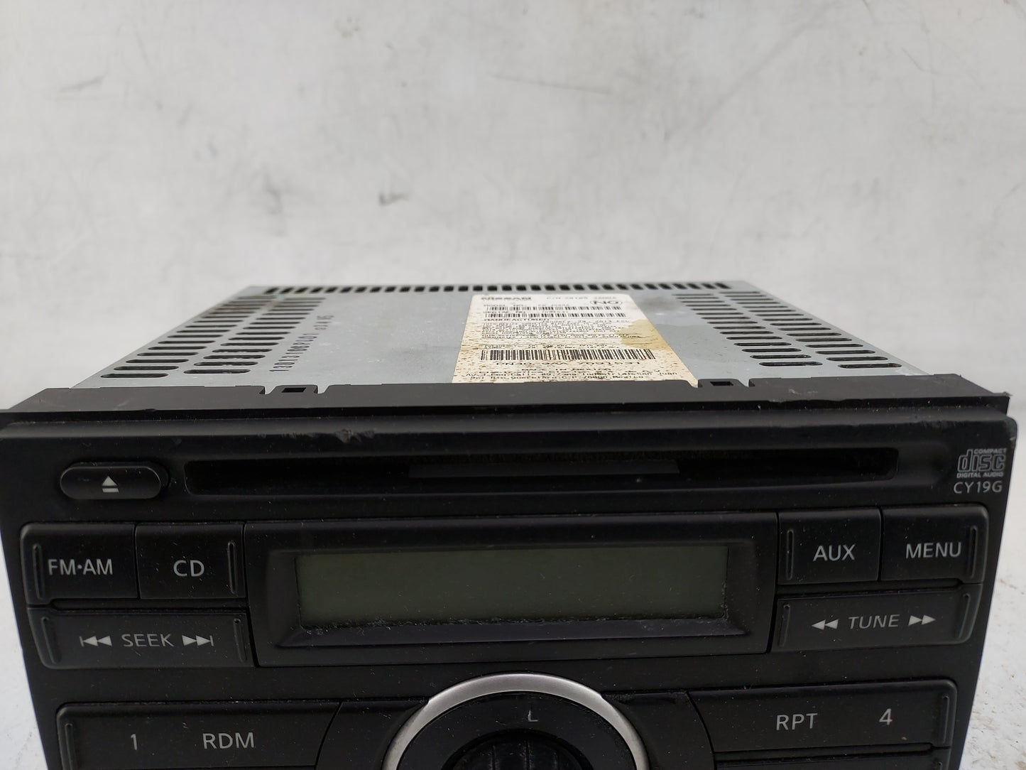 2012-2014 Nissan Versa Radio AM FM Cd Player Receiver Replacement P/N:28185 3AN0A PN-3089A Fits Fits 2012 2013 2014 OEM Used