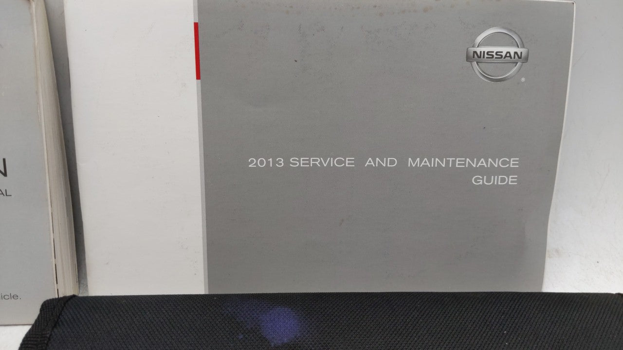 2013 Nissan Versa Owners Manual Book Guide OEM Used Auto Parts - Oemusedautoparts1.com