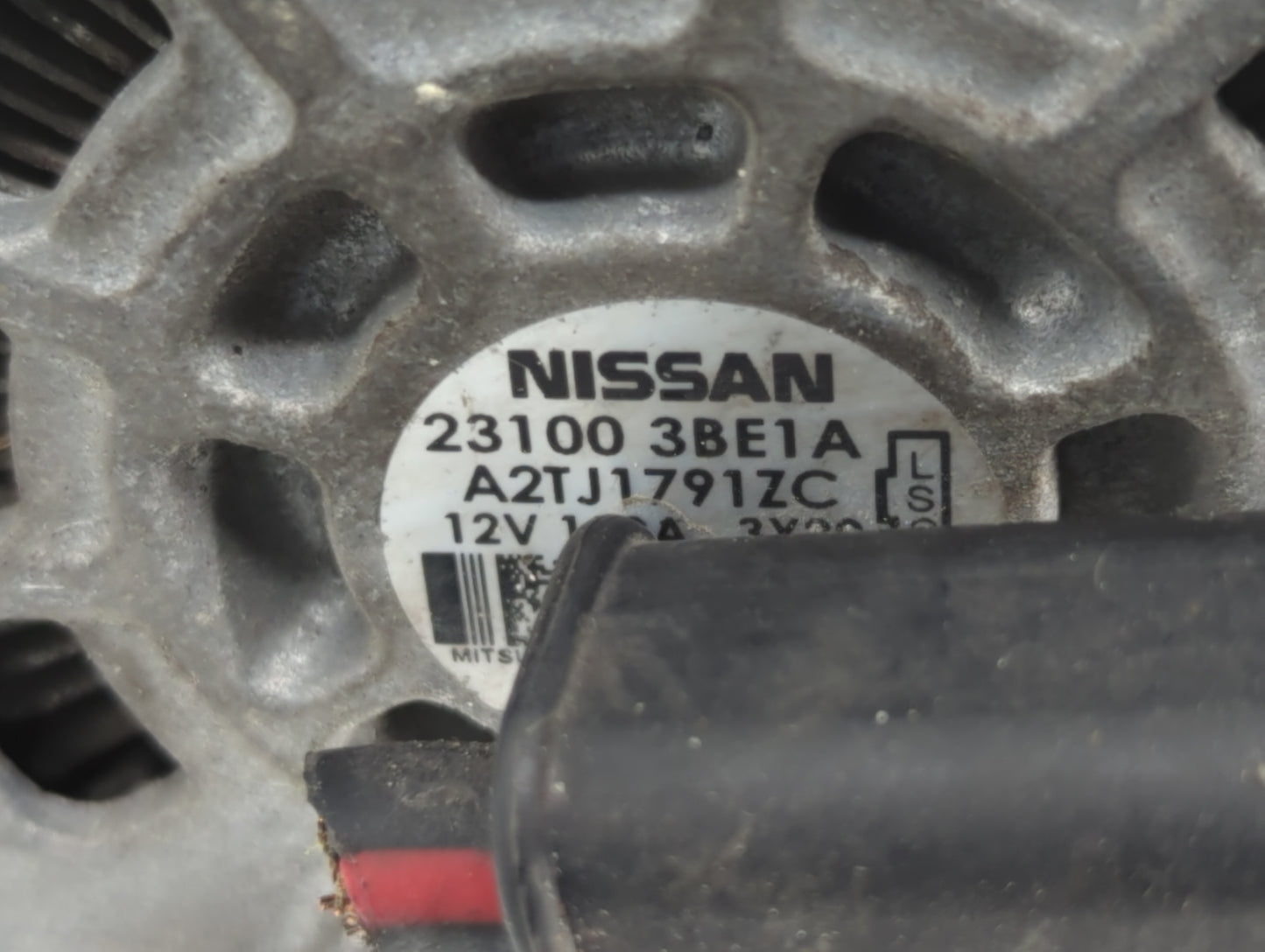 2012-2019 Nissan Versa Alternator Replacement Generator Charging Assembly Engine OEM P/N:23100 3BE1A Fits OEM Used Auto Part