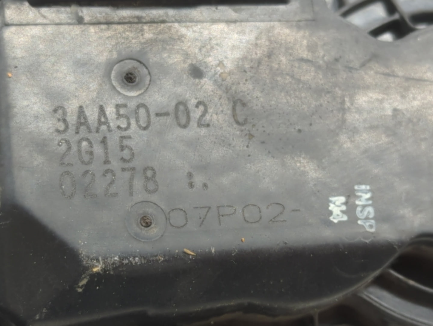 2012-2019 Nissan Versa Throttle Body P/N:3AA50-02 B 3AA50-02 C, 3AA50-02 F Fits Fits 2012 2013 2014 2015 2016 2017 2018 2019
