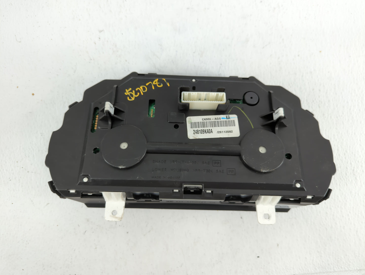 2013 Nissan Versa Instrument Cluster Speedometer Gauges P/N:248109KA0A Fits OEM Used Auto Parts - Oemusedautoparts1.com