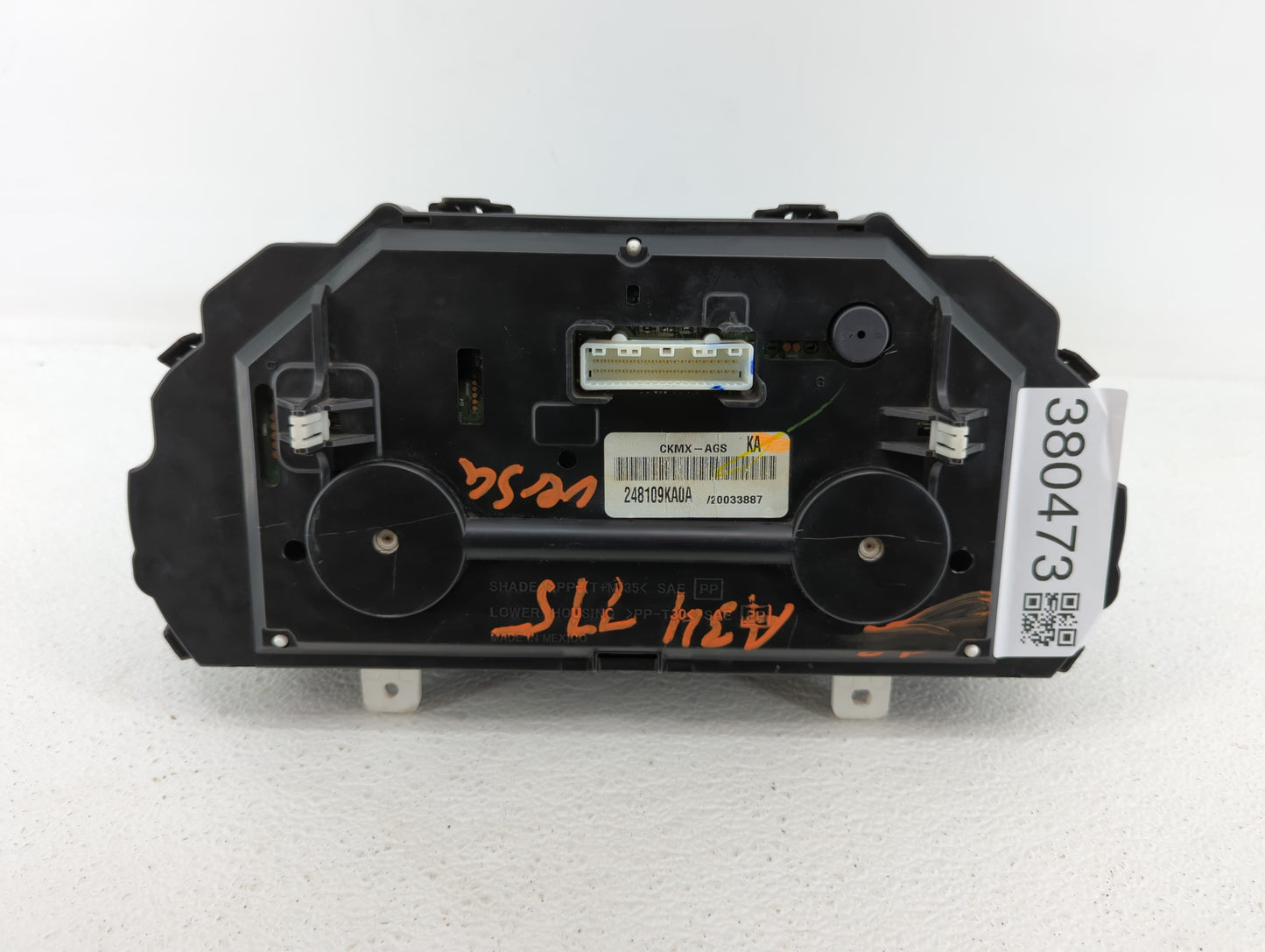2013 Nissan Versa Instrument Cluster Speedometer Gauges P/N:248109KA0A Fits OEM Used Auto Parts - Oemusedautoparts1.com