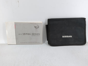 2013 Nissan Versa Owners Manual Book Guide P/N:OM3E 0N17U1 OEM Used Auto Parts - Oemusedautoparts1.com