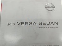 2013 Nissan Versa Owners Manual Book Guide P/N:OM3E 0N17U1 OEM Used Auto Parts - Oemusedautoparts1.com