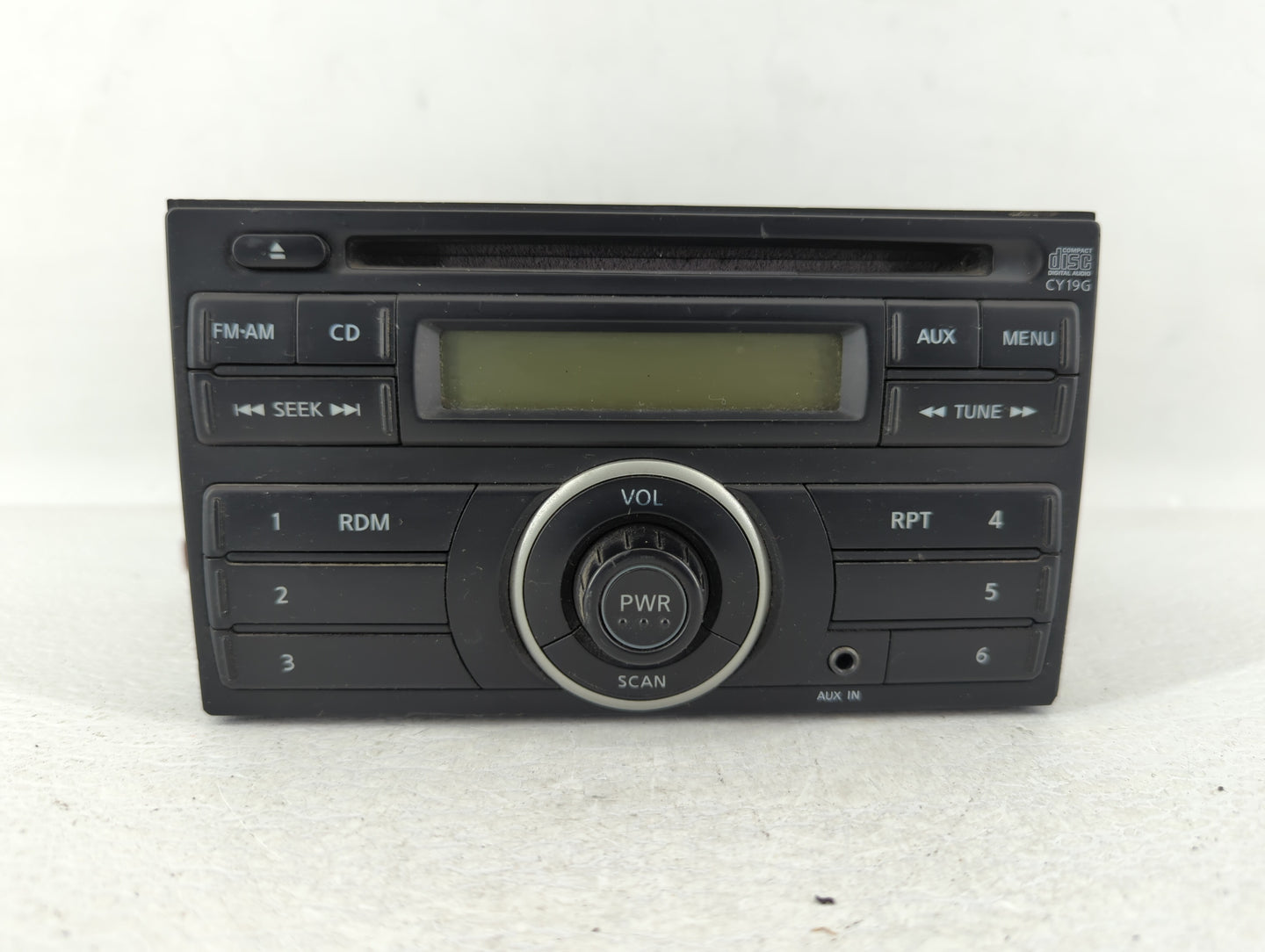 2012-2014 Nissan Versa Radio AM FM Cd Player Receiver Replacement P/N:28185 3AN0A Fits Fits 2012 2013 2014 OEM Used Auto Par