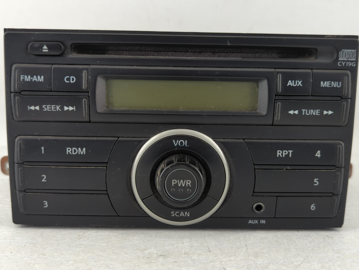 2012-2014 Nissan Versa Radio AM FM Cd Player Receiver Replacement P/N:28185 3AN0A Fits Fits 2012 2013 2014 OEM Used Auto Par