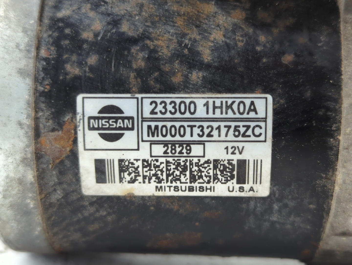 2012-2019 Nissan Versa Car Starter Motor Solenoid OEM P/N:M000T32175ZC 2300 1HK0A Fits OEM Used Auto Parts - Oemusedautopart