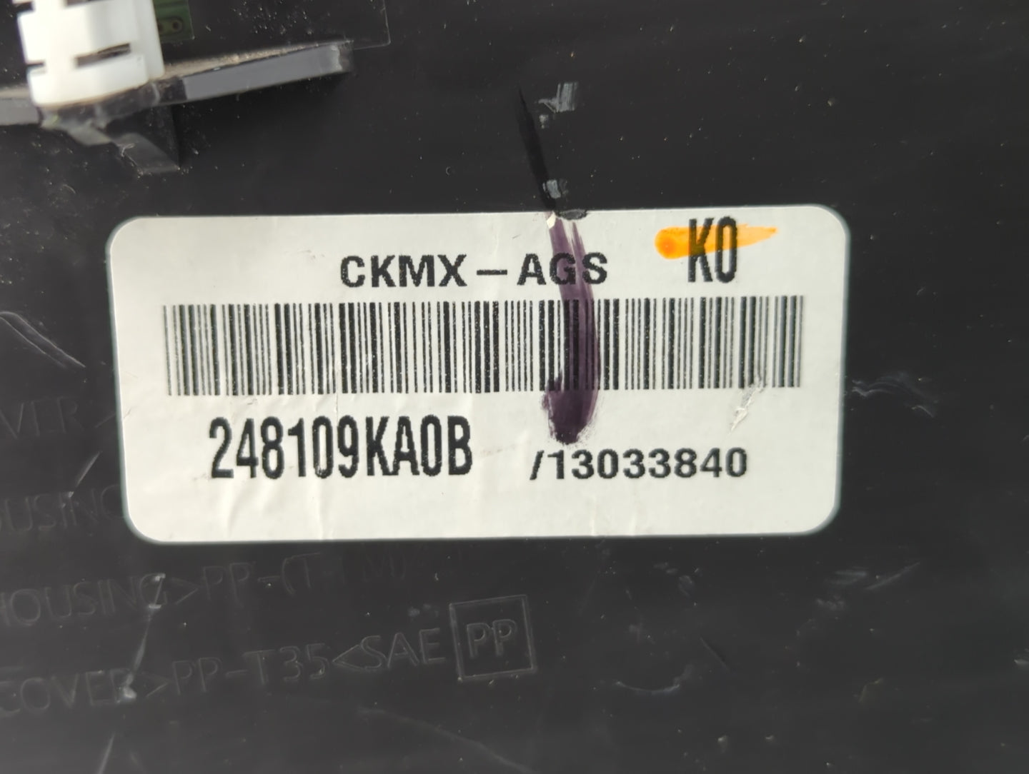 2013 Nissan Versa Instrument Cluster Speedometer Gauges P/N:248109KA0B Fits OEM Used Auto Parts - Oemusedautoparts1.com