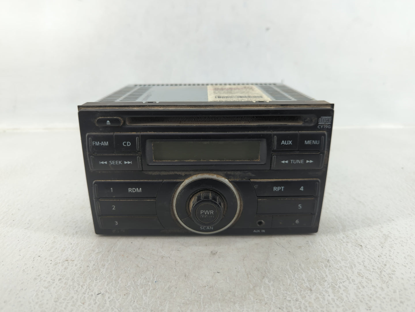 2012-2014 Nissan Versa Radio AM FM Cd Player Receiver Replacement P/N:28185 3AN0A Fits Fits 2012 2013 2014 OEM Used Auto Par