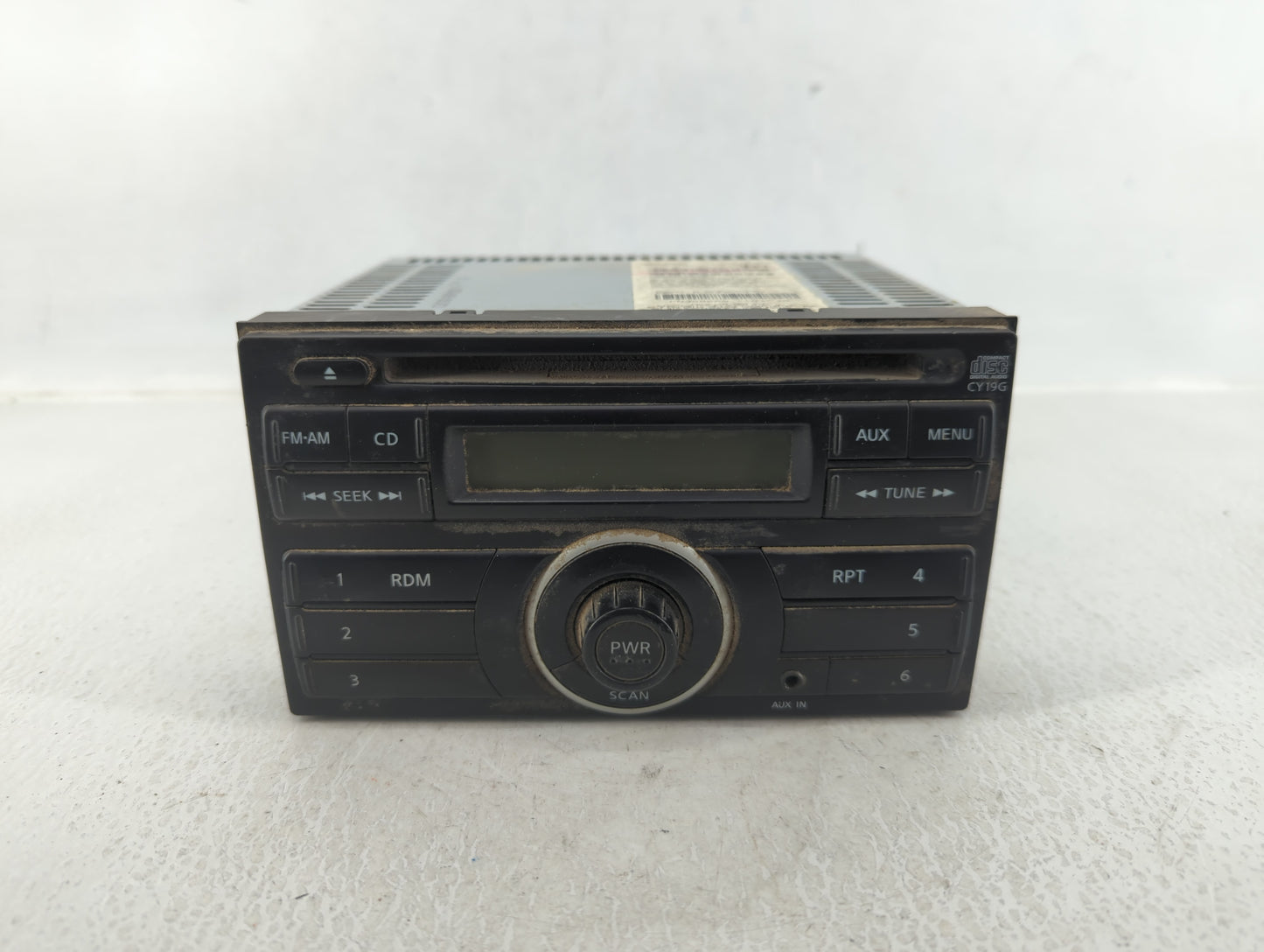 2012-2014 Nissan Versa Radio AM FM Cd Player Receiver Replacement P/N:28185 3AN0A Fits Fits 2012 2013 2014 OEM Used Auto Par