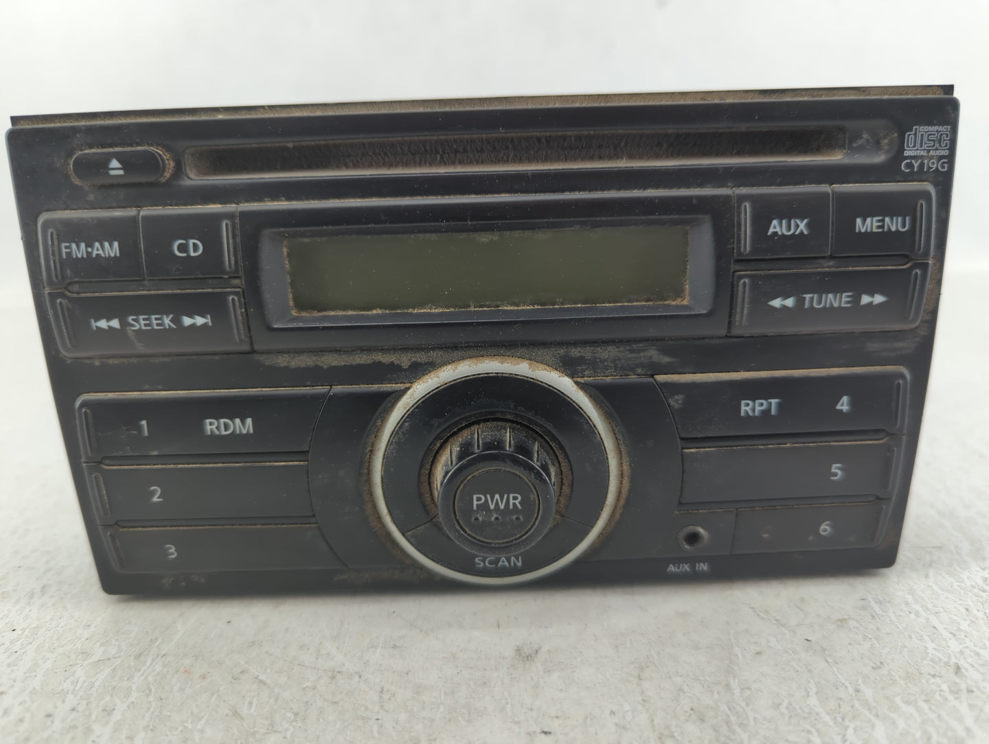 2012-2014 Nissan Versa Radio AM FM Cd Player Receiver Replacement P/N:28185 3AN0A Fits Fits 2012 2013 2014 OEM Used Auto Par