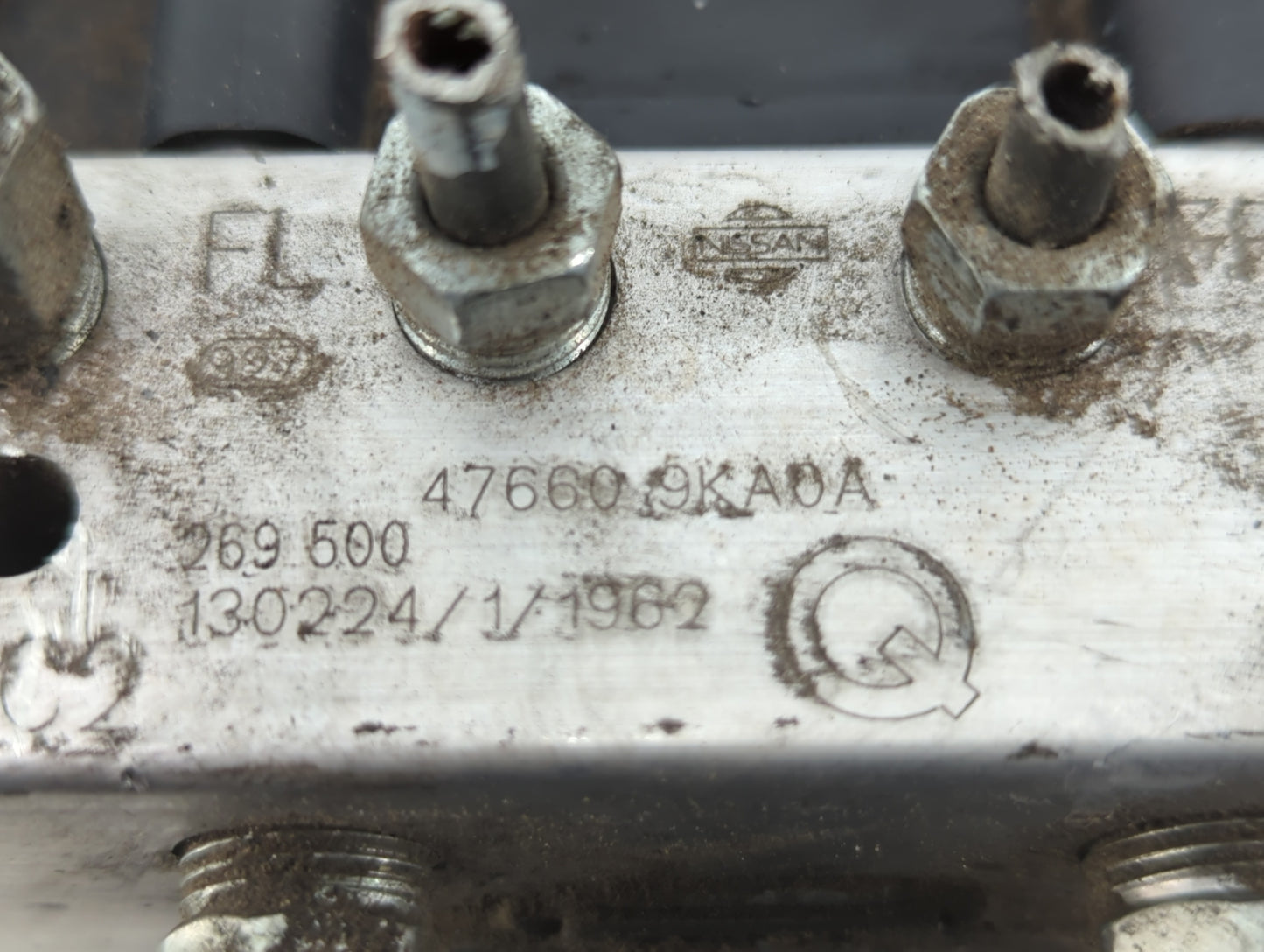 2013 Nissan Versa ABS Pump Control Module Replacement P/N:47660 9KA0A Fits OEM Used Auto Parts - Oemusedautoparts1.com