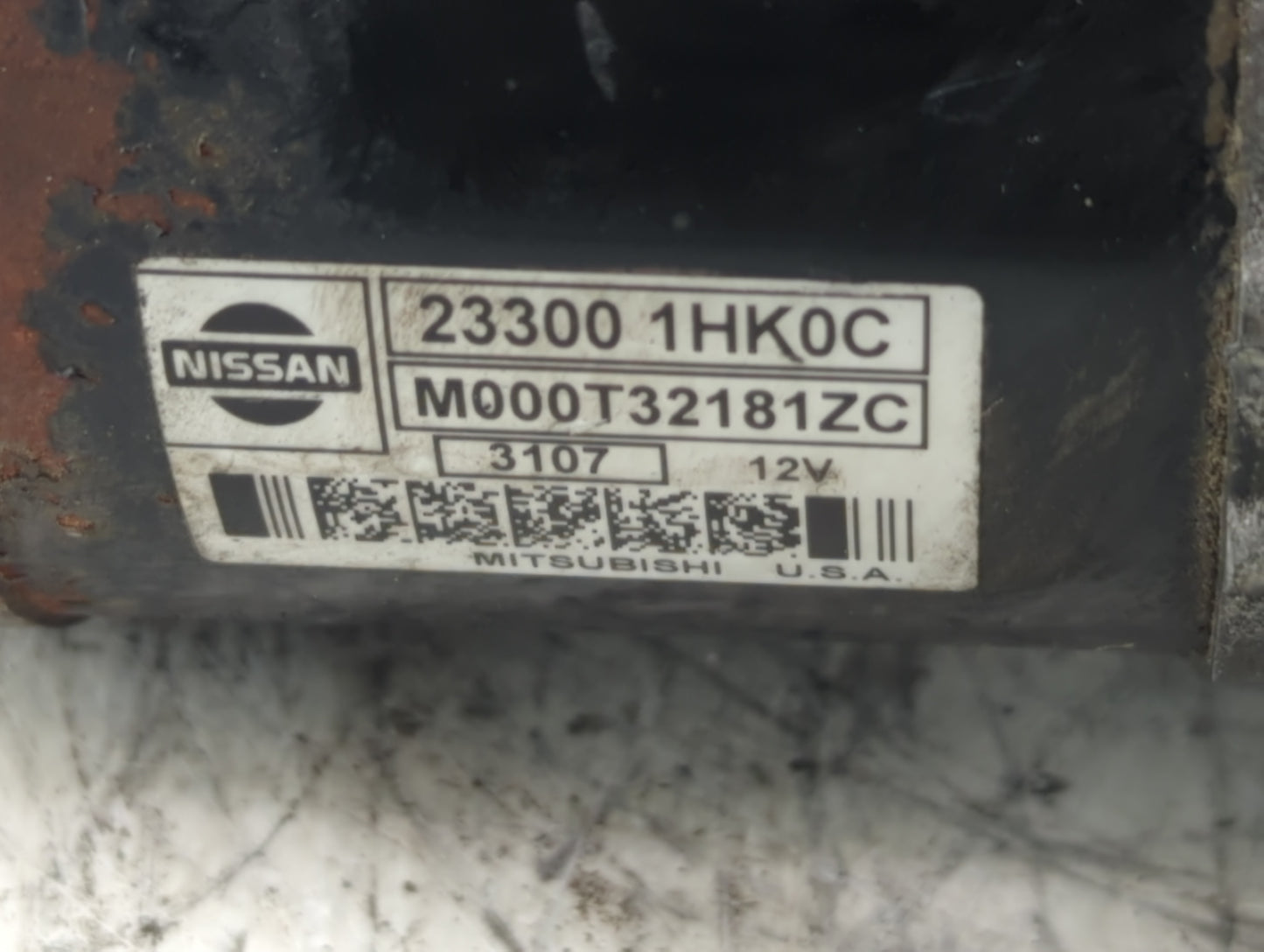2012-2019 Nissan Versa Car Starter Motor Solenoid OEM P/N:M000T32181ZC 23300 1HK0C Fits OEM Used Auto Parts - Oemusedautopar