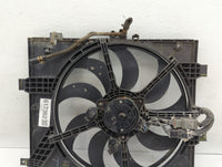 2012-2019 Nissan Versa Left Radiator Fan Motor Assembly Black - Oemusedautoparts1.com
