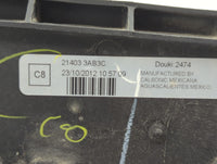 2012-2019 Nissan Versa Left Radiator Fan Motor Assembly Black - Oemusedautoparts1.com