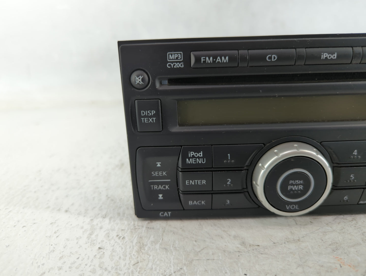 2012-2013 Nissan Versa Radio AM FM Cd Player Receiver Replacement P/N:28185 3AN1A Fits Fits 2012 2013 OEM Used Auto Parts - 