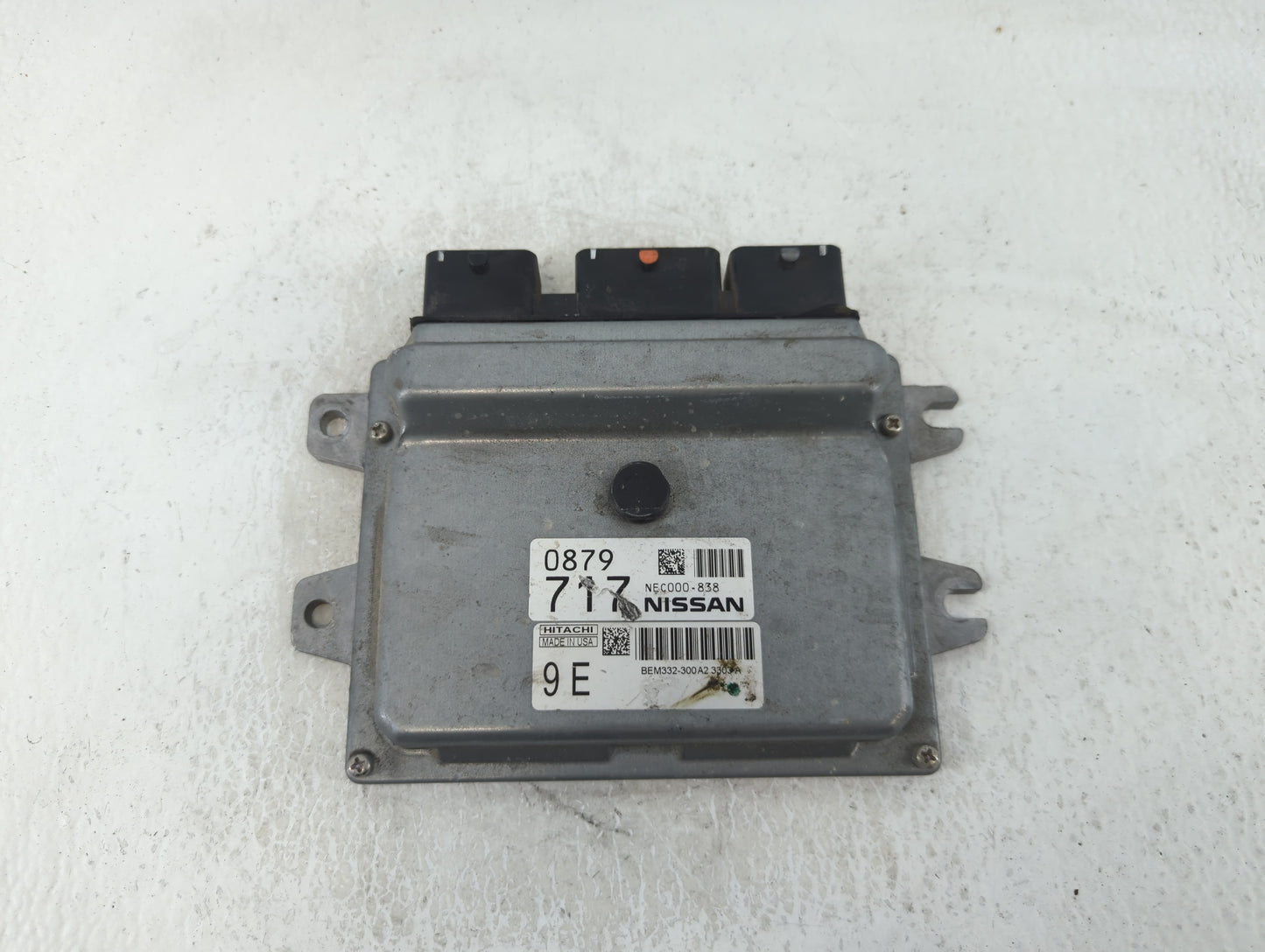 2013 Nissan Versa PCM Engine Control Computer ECU ECM PCU OEM P/N:BEM332-300 A2 3303 A NEC000-838 Fits OEM Used Auto Parts -