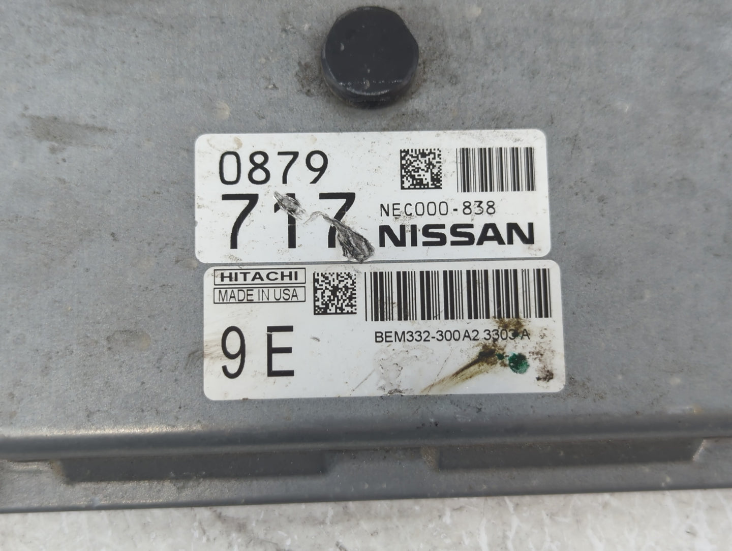 2013 Nissan Versa PCM Engine Control Computer ECU ECM PCU OEM P/N:BEM332-300 A2 3303 A NEC000-838 Fits OEM Used Auto Parts -