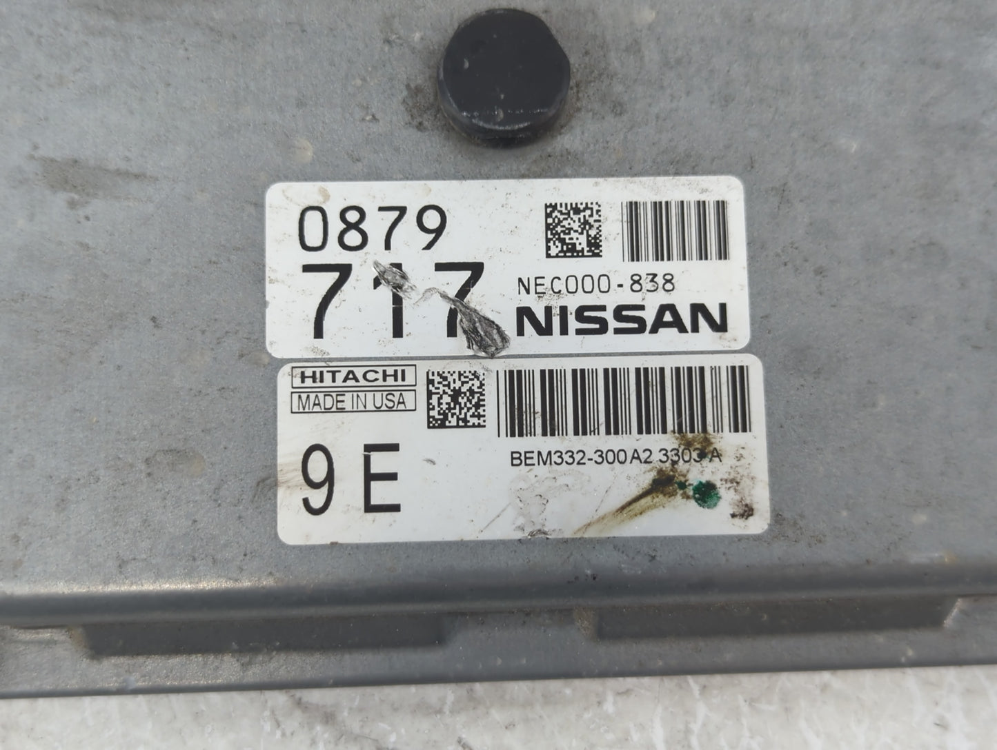 2013 Nissan Versa PCM Engine Control Computer ECU ECM PCU OEM P/N:BEM332-300 A2 3303 A NEC000-838 Fits OEM Used Auto Parts -