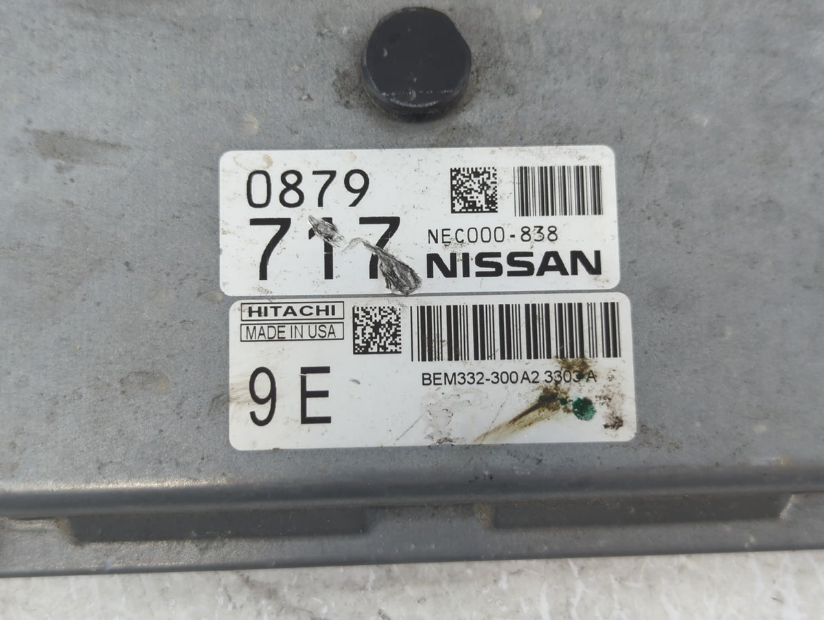 2013 Nissan Versa PCM Engine Control Computer ECU ECM PCU OEM P/N:BEM332-300 A2 3303 A NEC000-838 OEM Used Auto Parts - Oemu