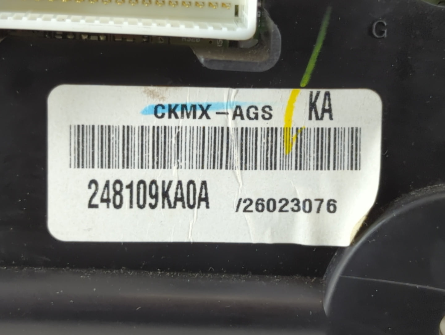 2013 Nissan Versa Instrument Cluster Speedometer Gauges P/N:248109KA0A Fits OEM Used Auto Parts - Oemusedautoparts1.com