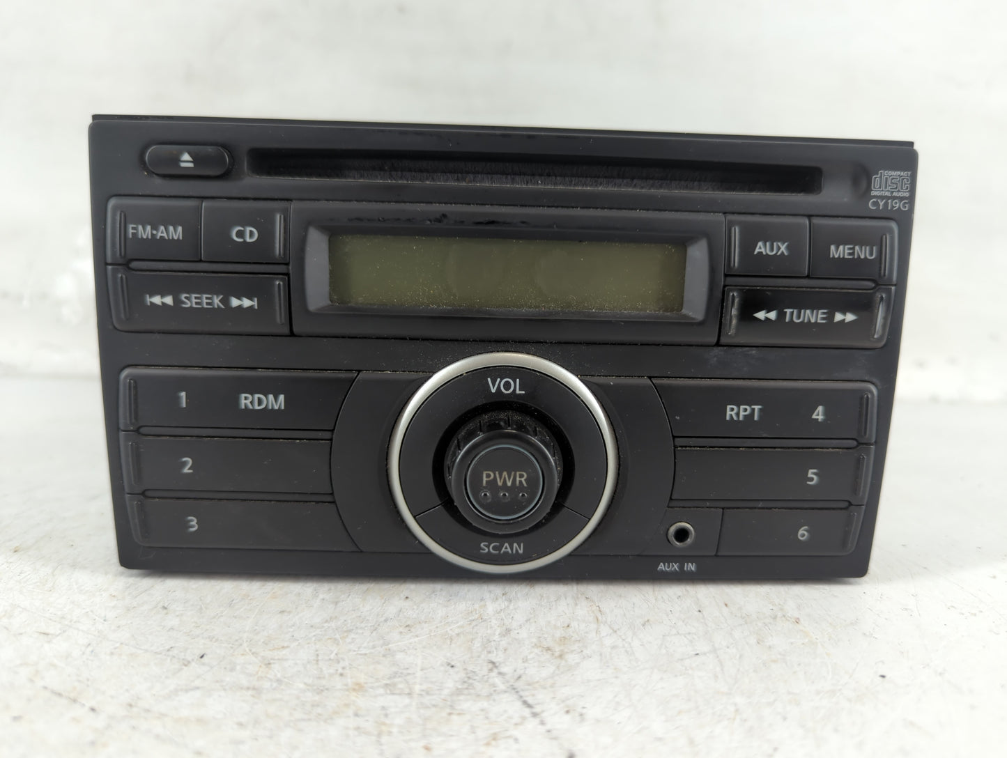 2012-2014 Nissan Versa Radio AM FM Cd Player Receiver Replacement P/N:28185 3AN0A Fits Fits 2012 2013 2014 OEM Used Auto Par