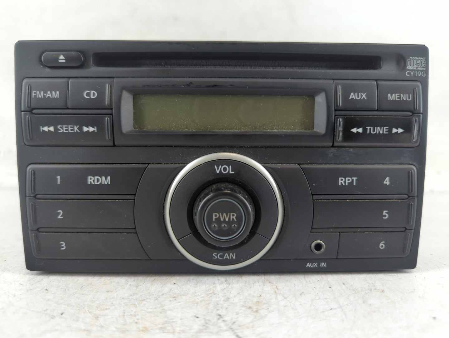 2012-2014 Nissan Versa Radio AM FM Cd Player Receiver Replacement P/N:28185 3AN0A Fits Fits 2012 2013 2014 OEM Used Auto Par