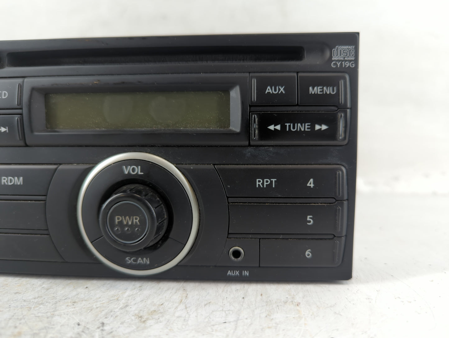 2012-2014 Nissan Versa Radio AM FM Cd Player Receiver Replacement P/N:28185 3AN0A Fits Fits 2012 2013 2014 OEM Used Auto Par