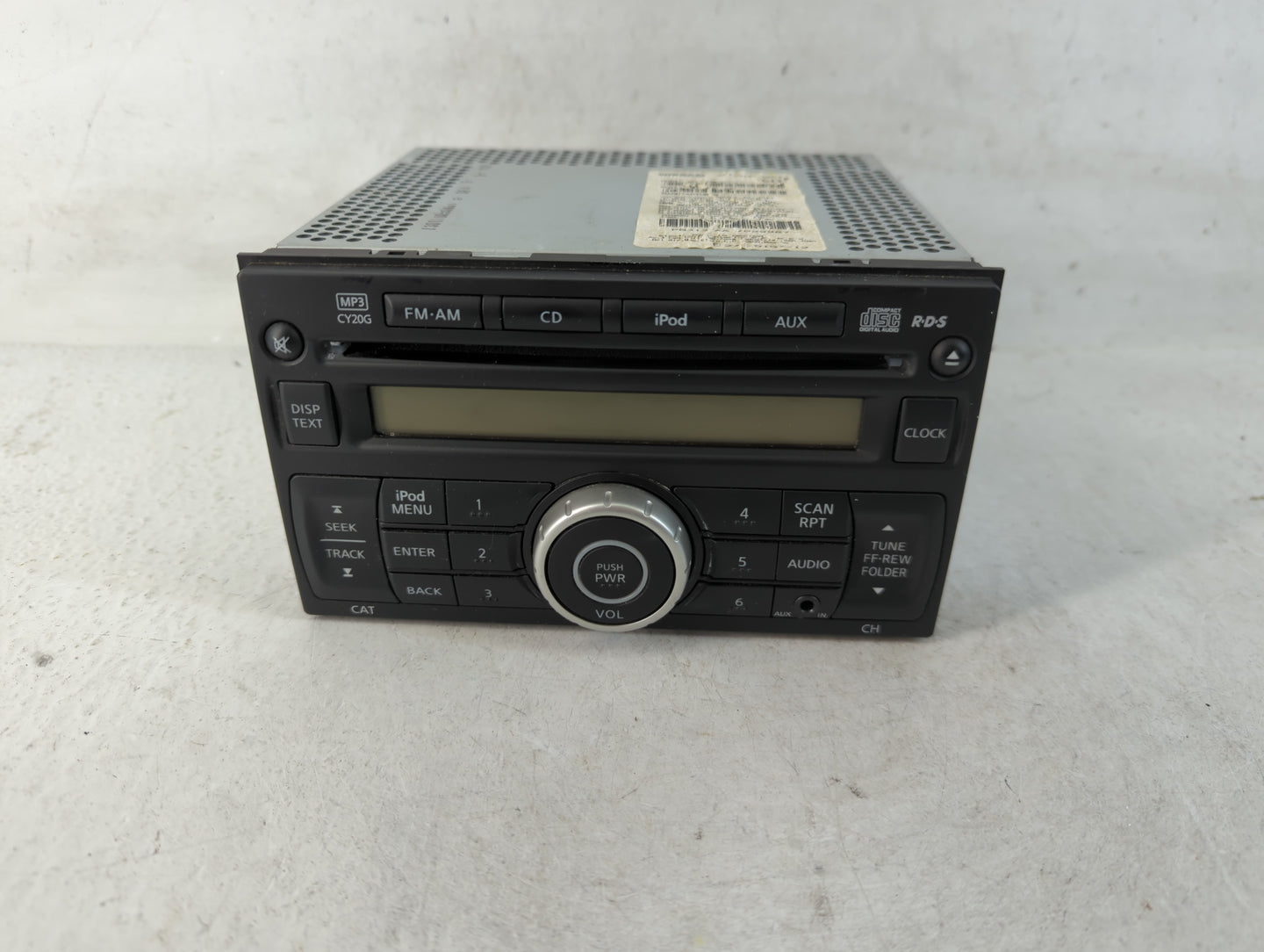 2012-2013 Nissan Versa Radio AM FM Cd Player Receiver Replacement P/N:28185 3AN1A Fits Fits 2012 2013 OEM Used Auto Parts - 