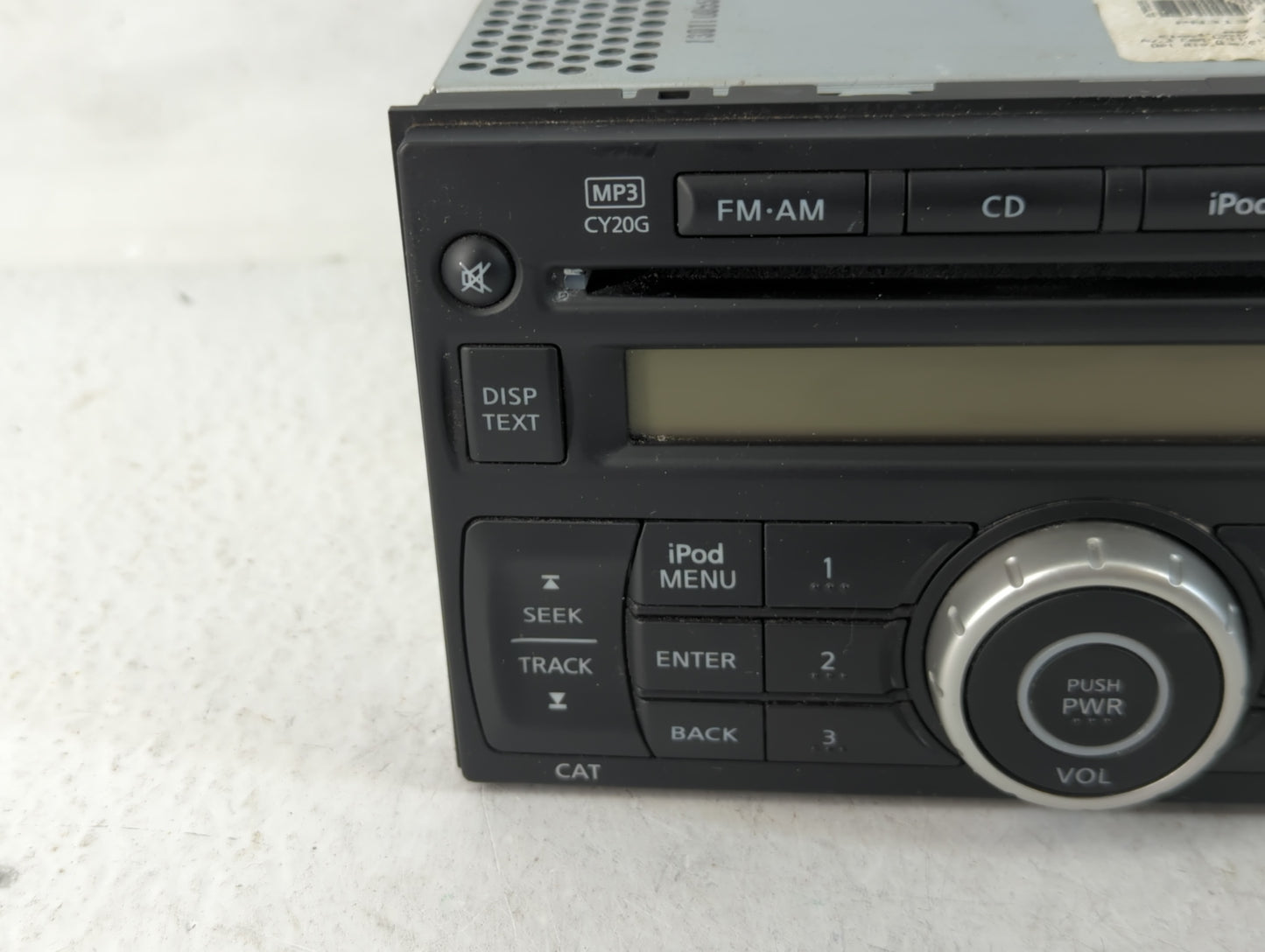 2012-2013 Nissan Versa Radio AM FM Cd Player Receiver Replacement P/N:28185 3AN1A Fits Fits 2012 2013 OEM Used Auto Parts - 