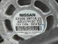 2012-2019 Nissan Versa Alternator Replacement Generator Charging Assembly Engine OEM P/N:A2TJ1791ZX 23100 3BE1A Fits OEM Use