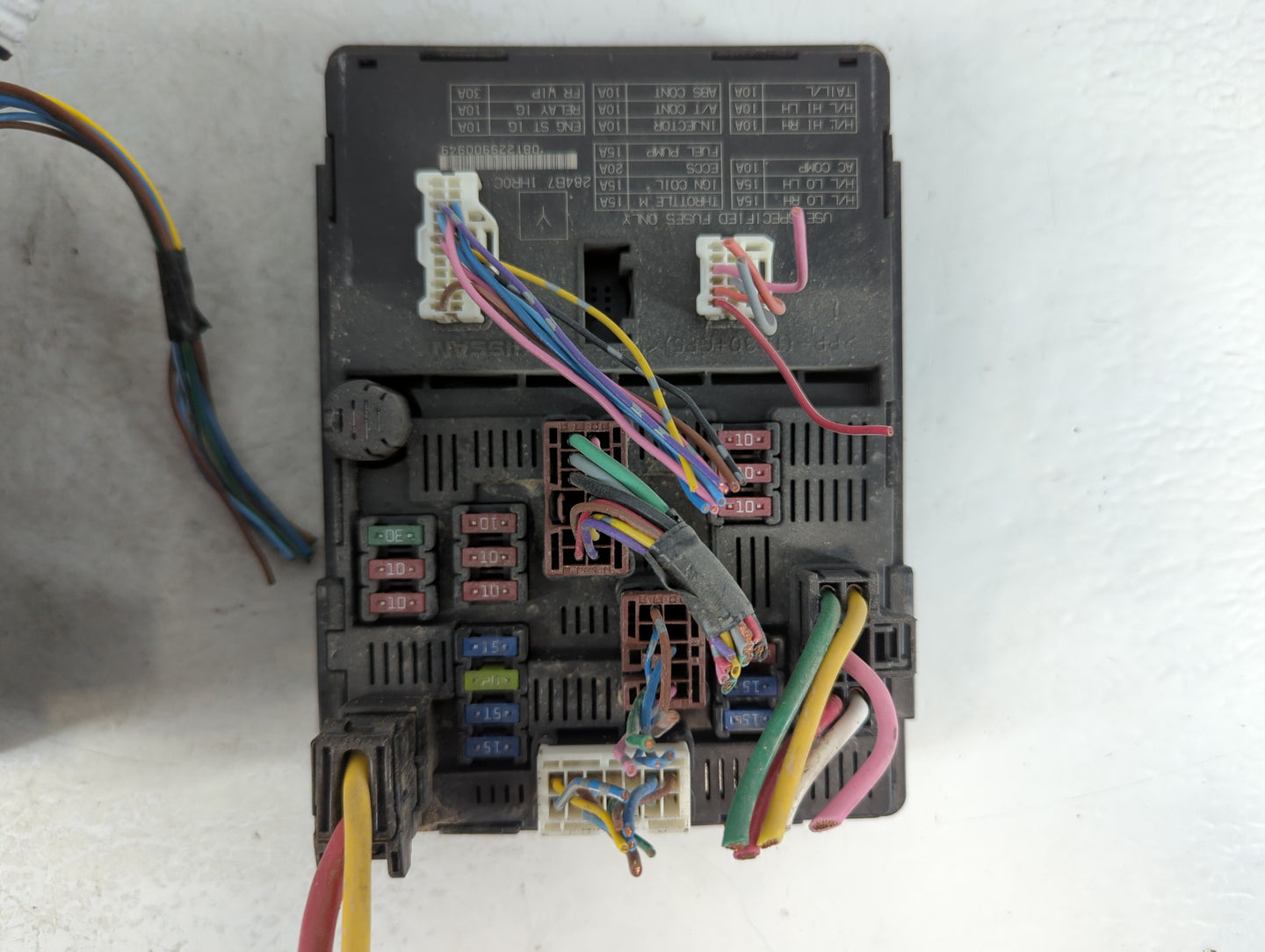 2013-2019 Nissan Versa Fusebox Fuse Box Panel Relay Module P/N:284B7 1HR0C Fits Fits 2013 2014 2015 2016 2017 2018 2019 OEM 