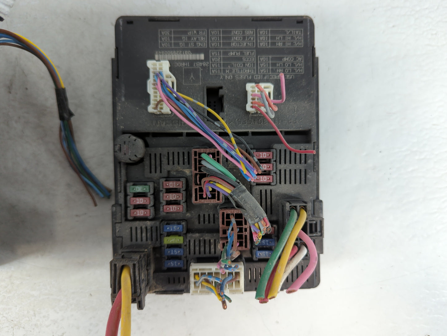 2013-2019 Nissan Versa Fusebox Fuse Box Panel Relay Module P/N:284B7 1HR0C Fits Fits 2013 2014 2015 2016 2017 2018 2019 OEM 