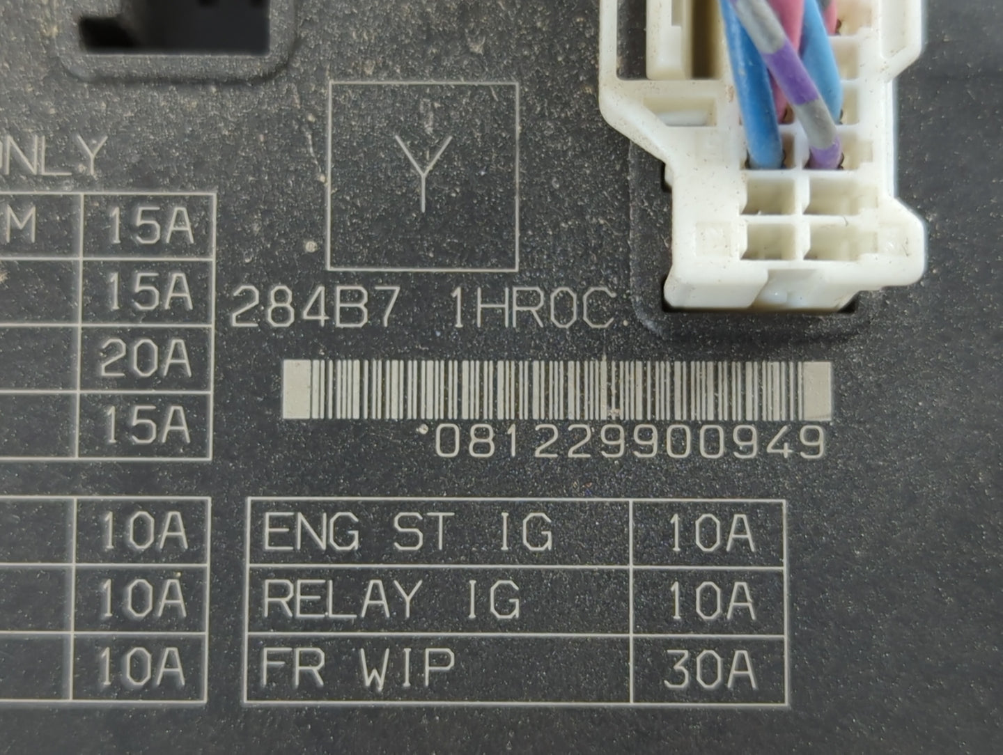 2013-2019 Nissan Versa Fusebox Fuse Box Panel Relay Module P/N:284B7 1HR0C Fits Fits 2013 2014 2015 2016 2017 2018 2019 OEM 