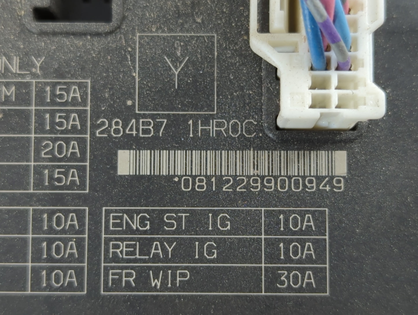 2013-2019 Nissan Versa Fusebox Fuse Box Panel Relay Module P/N:284B7 1HR0C Fits Fits 2013 2014 2015 2016 2017 2018 2019 OEM 