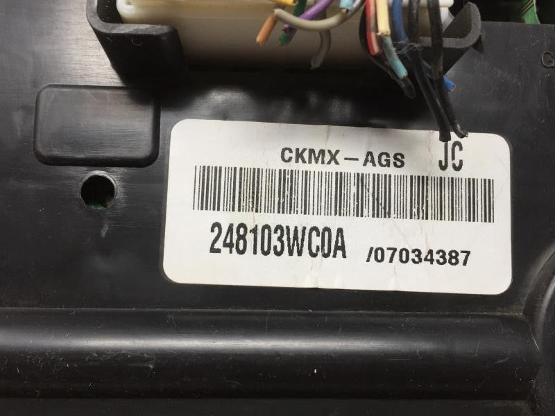 2013 Nissan Versa Instrument Cluster Speedometer Gauges P/N:2,000 MI. PN:248103WC0A Fits OEM Used Auto Parts - Oemusedautopa