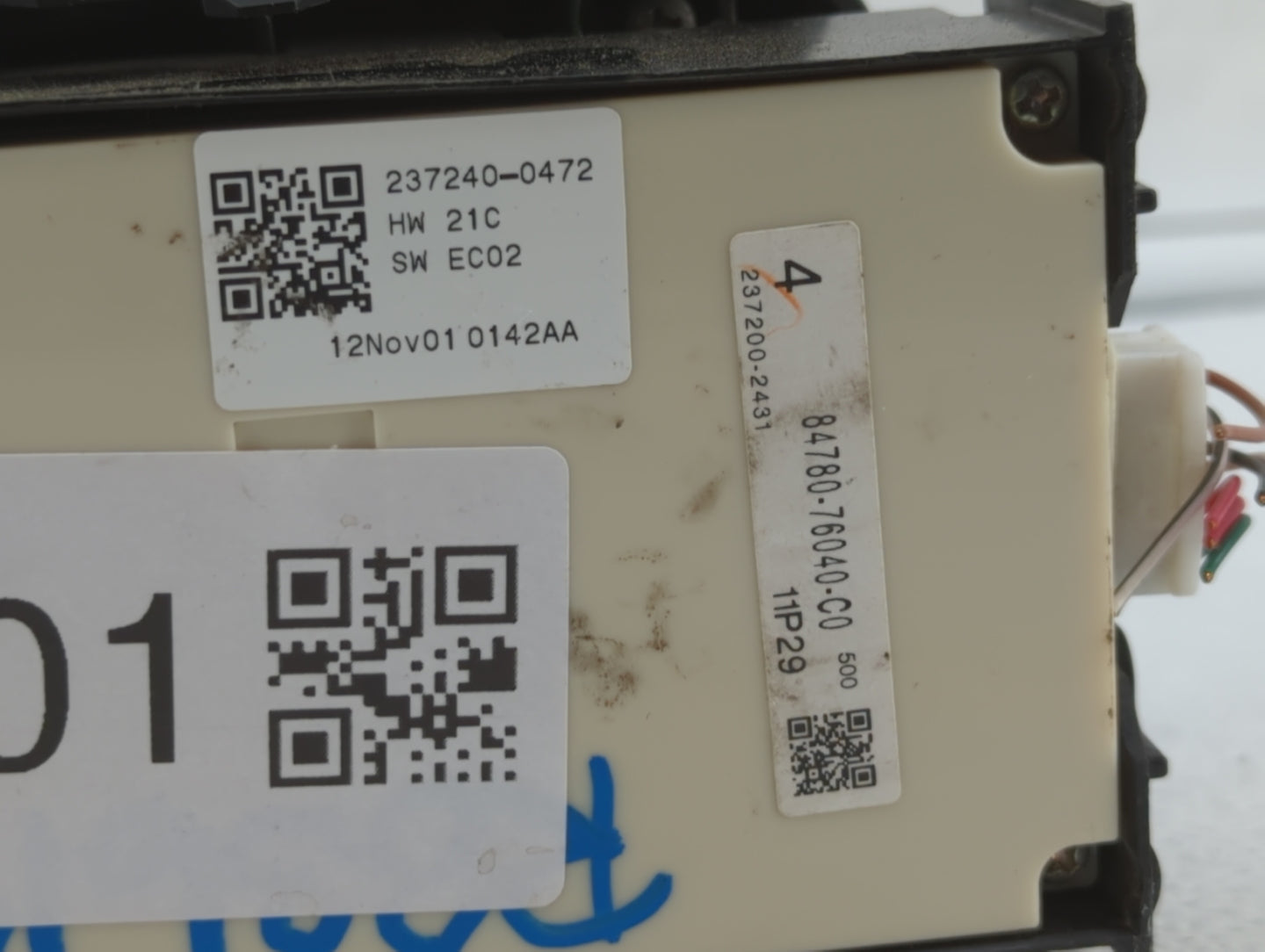 2004-2008 Pontiac Vibe Ac Heater Climate Control Temperature Oem - Oemusedautoparts1.com