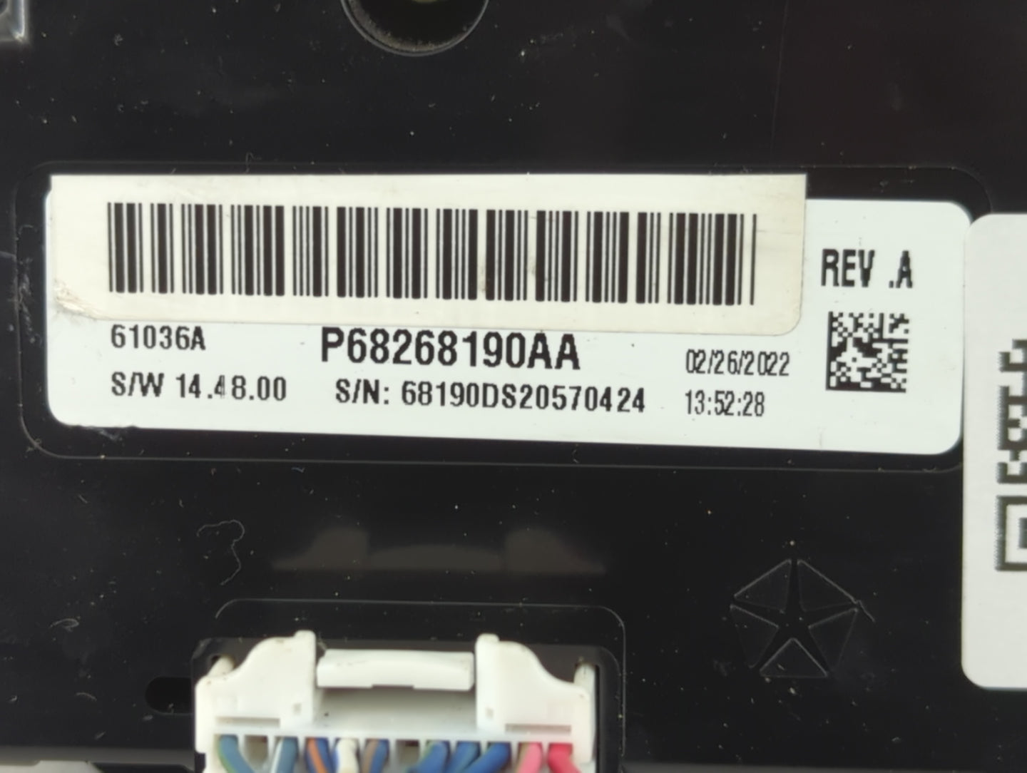 2013-2022 Ram 1500 Climate Control Module Temperature AC/Heater Replacement P/N:P68268190AA Fits OEM Used Auto Parts - Oemus