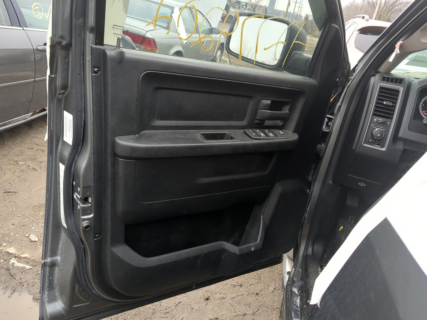 2013 Ram 1500 Front Left Driver Interior Door Panel Trim - Oemusedautoparts1.com