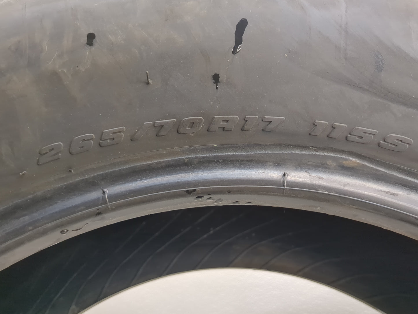 Used Tire 265/70R17 BFGOODRICH TRAIL-TERRAIN T/A 115S - Tread Depth 9/32 - Oemusedautoparts1.com