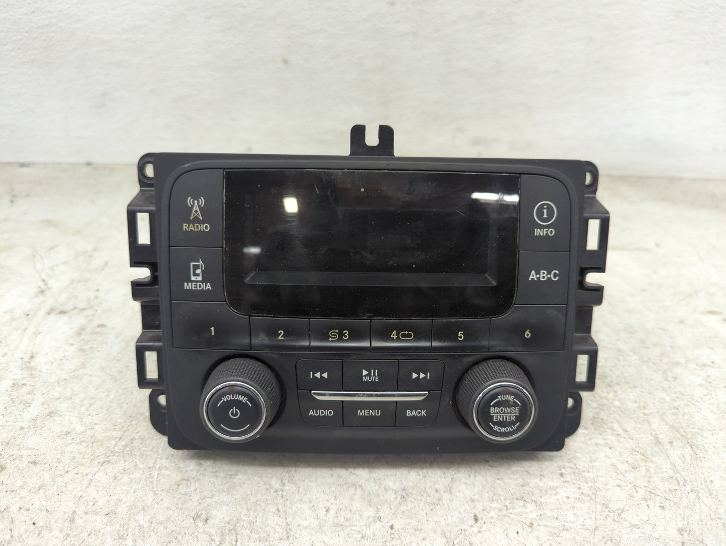 2013 Ram 1500 Radio AM FM Cd Player Receiver Replacement P/N:P68137113AE Fits OEM Used Auto Parts - Oemusedautoparts1.com
