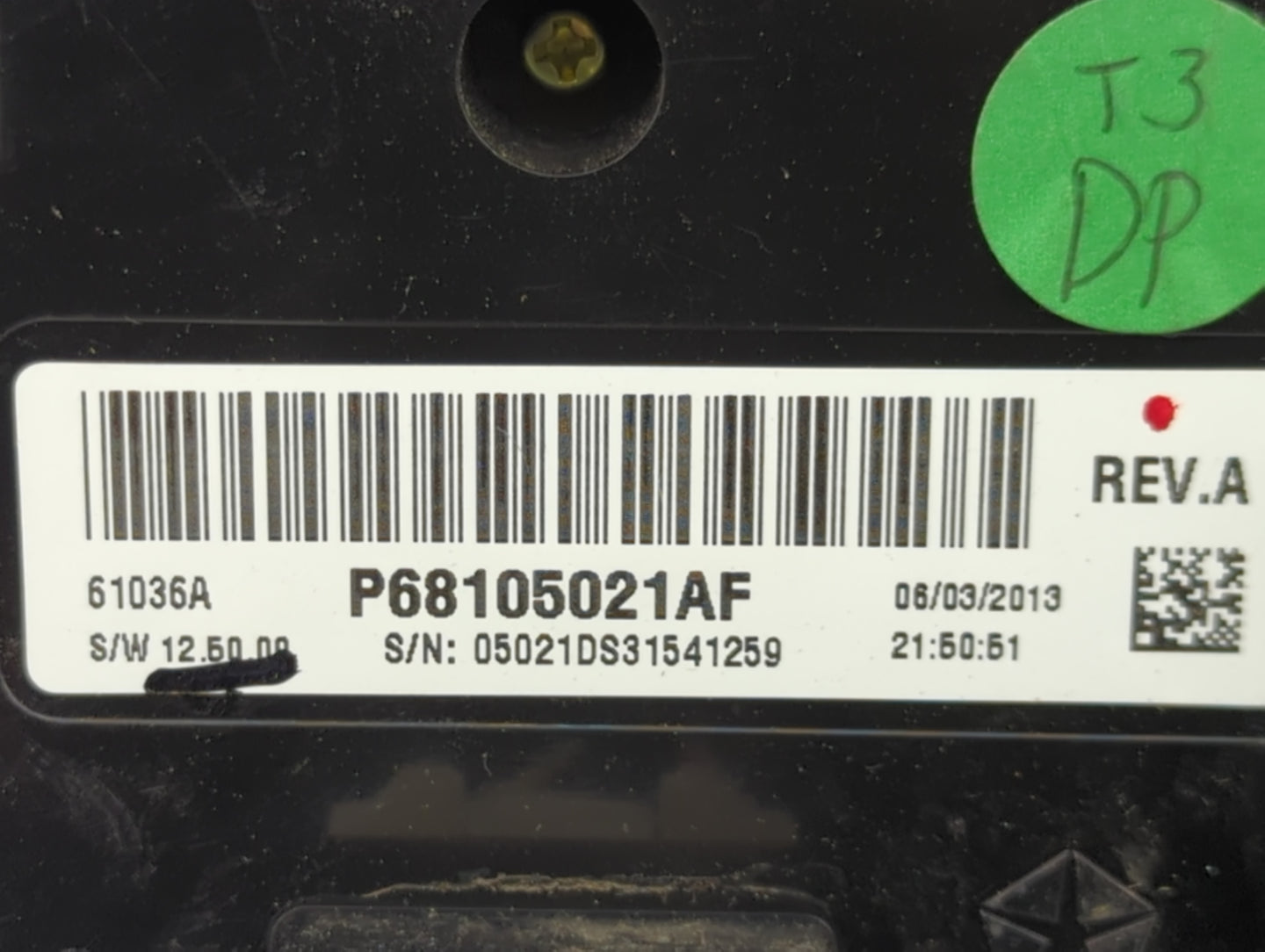 2013-2022 Ram 1500 Climate Control Module Temperature AC/Heater Replacement P/N:P68105021AF Fits OEM Used Auto Parts - Oemus