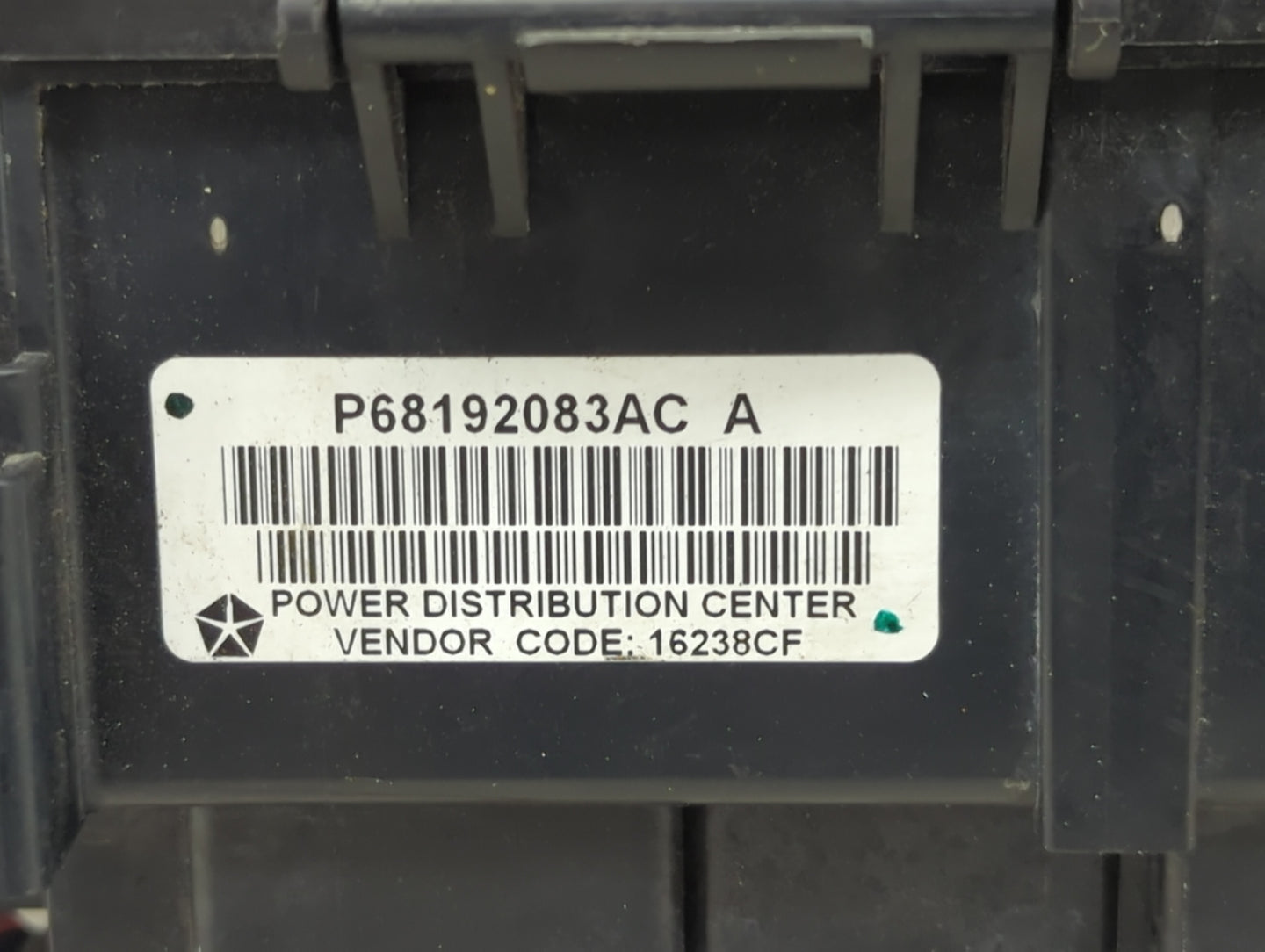 2013 Ram 1500 Fusebox Fuse Box Panel Relay Module P/N:P68192083AC Fits OEM Used Auto Parts - Oemusedautoparts1.com