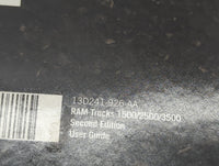 2013 Ram 1500 Owners Manual Book Guide P/N:13D241-926-AA OEM Used Auto Parts - Oemusedautoparts1.com