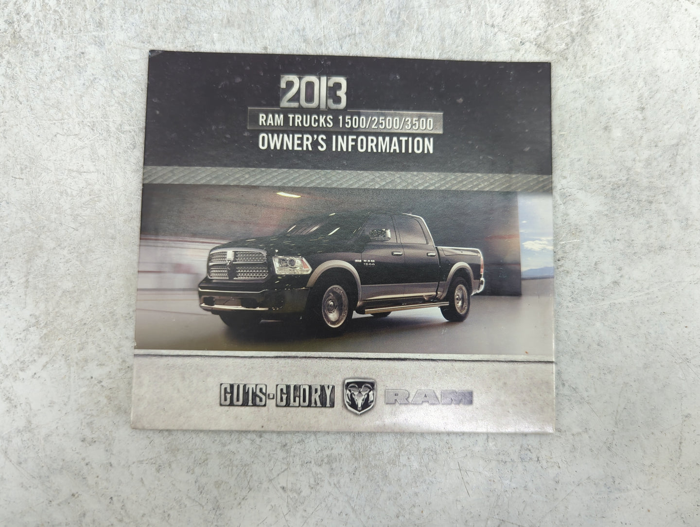 2013 Ram 1500 Owners Manual Book Guide P/N:13D241-926-AA OEM Used Auto Parts - Oemusedautoparts1.com