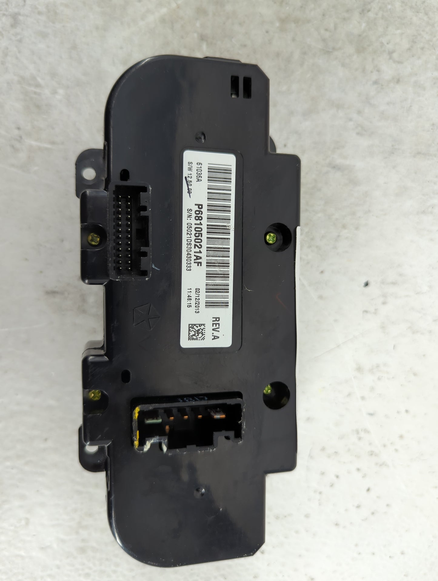 2013-2022 Ram 1500 Climate Control Module Temperature AC/Heater Replacement P/N:P68105021AF Fits OEM Used Auto Parts - Oemus
