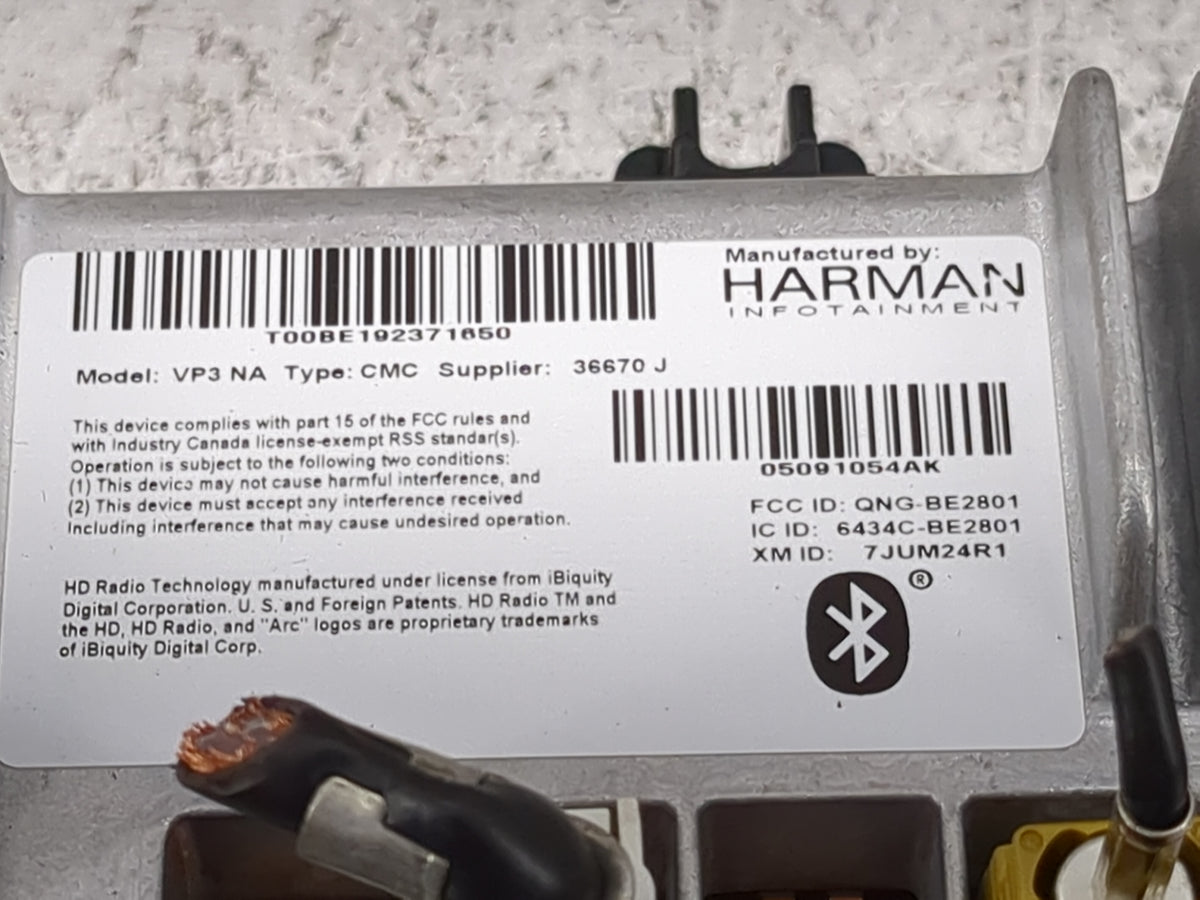 2013 Ram 1500 Information Radio Display Screen - Oemusedautoparts1.com