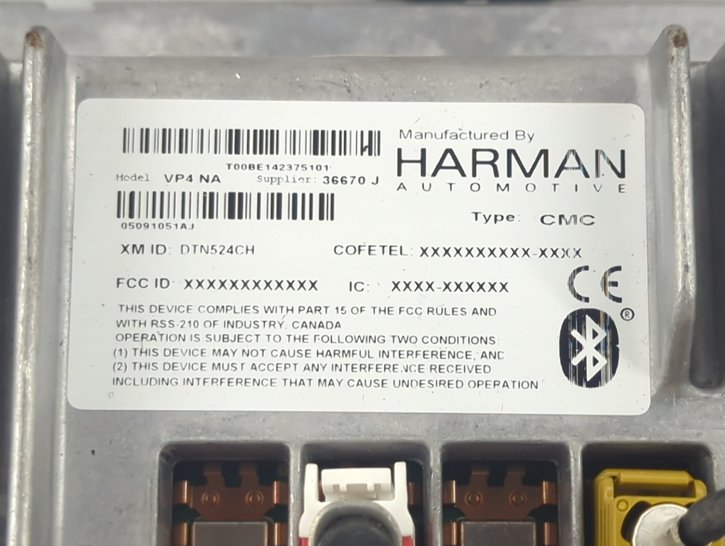 2013 Ram 1500 Radio AM FM Cd Player Receiver Replacement P/N:VP4 NA 05091051AJ, DTN524CH, T00BE142375101 Fits OEM Used Auto 